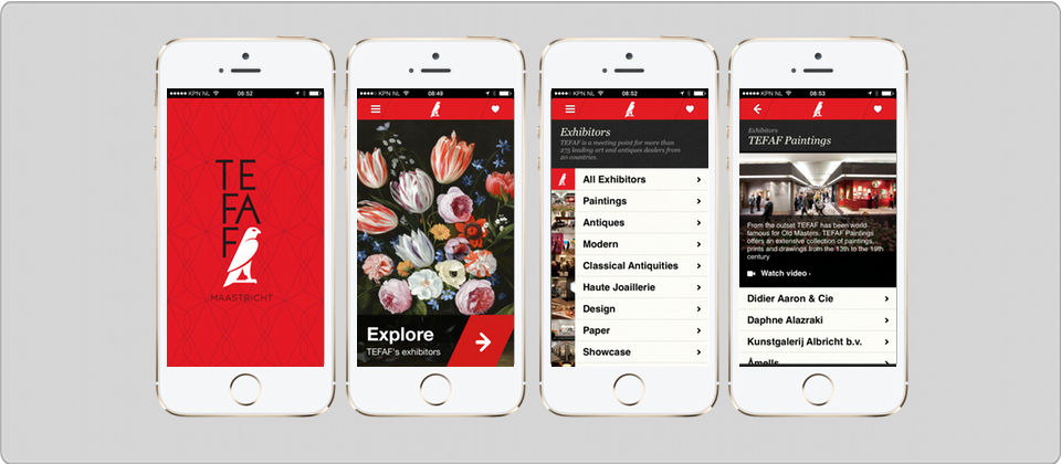 The TEFAF Mobile Guide helps you to get the most out of your visit to TEFAF Maastricht 2014